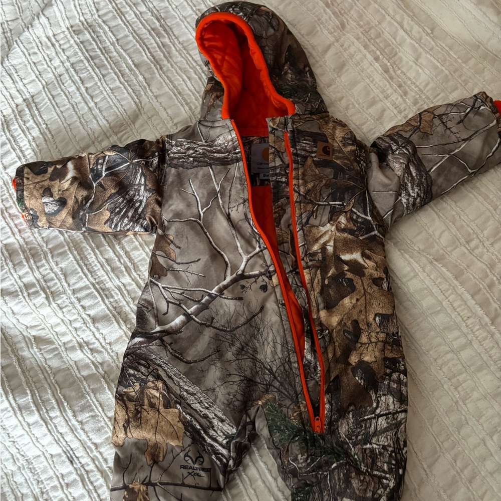 Carhartt Camo Baby One Piece Snowsuit